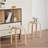 Set of 4 Stackable Stools, Stackable Bentwood Stools, Round Backless Chairs for Dining Room, Kitchen, Classroom-1363792047