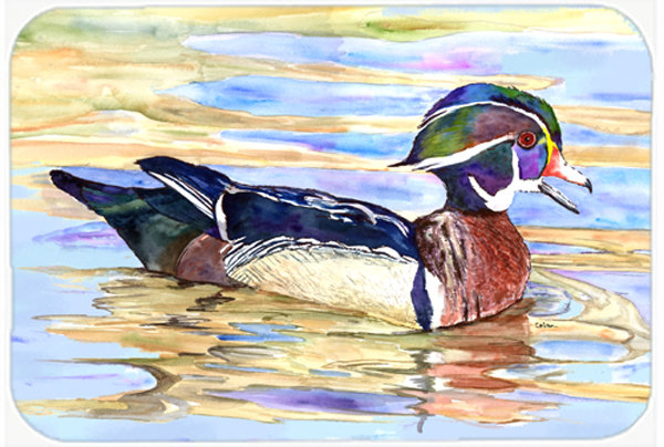 Planche à découper en verre de caroline en bois de trésors Duck