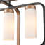 Lustre linéaire moderne à 5 lumières Rex