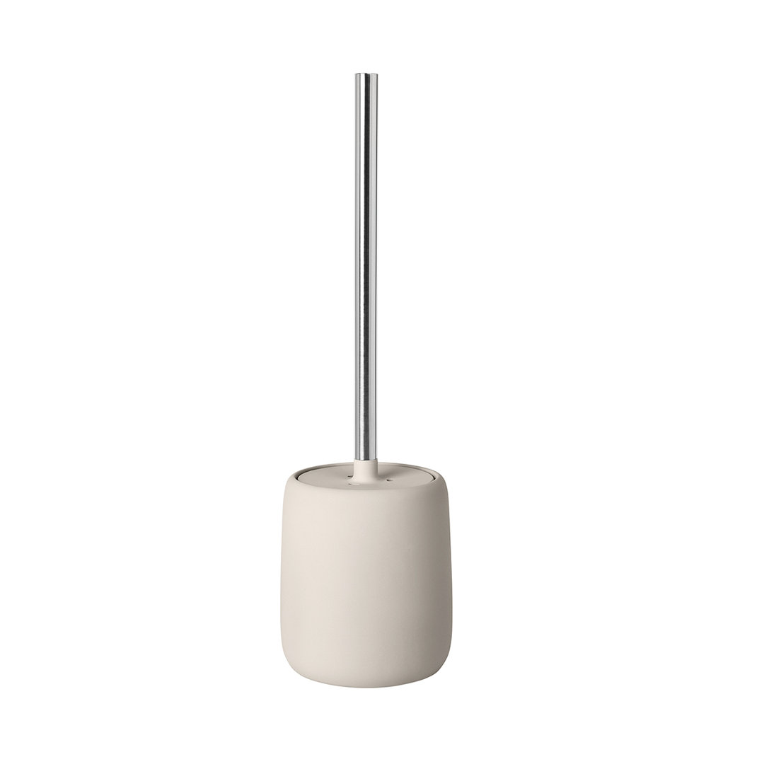 SONO 15.37" Ceramic Toilet Brush and Holder Blomus Finish: Moonbeam