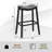 Upholstered Counter Stool with Solid Wood Frame-707199438