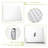 16" Square Ceiling Mounted Dual Shower Head - System With -Balanced Valve, Rainfall And Handheld, Easy Installation Fracture Resistance 16 Inch In Abrasive-120883110