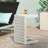 Outdoor Side Table In Grey Aluminum - 14.53in W X 15.1in D 24.03in H, Attractive Design Made Of For Relaxation 14.5"w 15"d 24"h, Comfortable Space