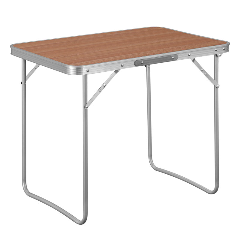 Wasilla Rectangular 70cm L Camping Table, Brown