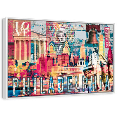 Kavia Philadelphia City Landmarks Grunge