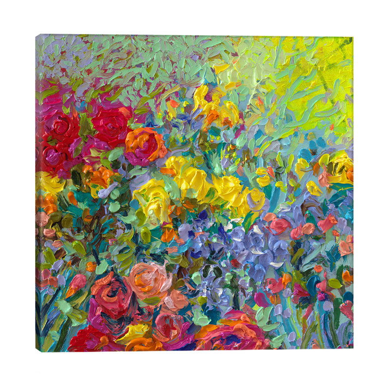 Clay Flowers by Iris Scott - Wrapped Canvas Print, 66.04 cm H x 66.04 cm W x 3.175 cm D