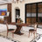 70.87" Multifunctional Extendable Rectangular Dining Table