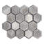 3" x 3" Metal Honeycomb Mosaic Tile