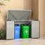 Atrice 6 ft. W x 3 ft. D Metal Garbage Shed-458522149