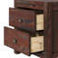Table de chevet compacte 2 tiroirs Hibir-123297531