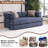 78.5" Convertible Sleeper Sofa Modular Floor Couch Foldable Funton - No Assembly Needed-2054912859