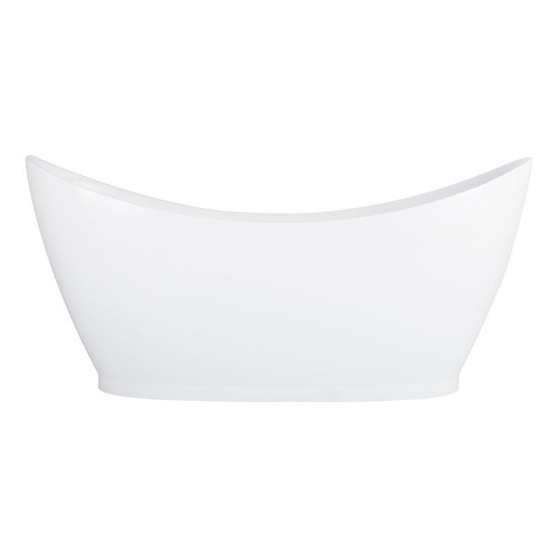 69" Torben Acrylic Freestanding Tub, White