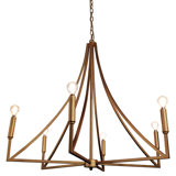Elite 6 - Light Candle Style Empire Chandelier