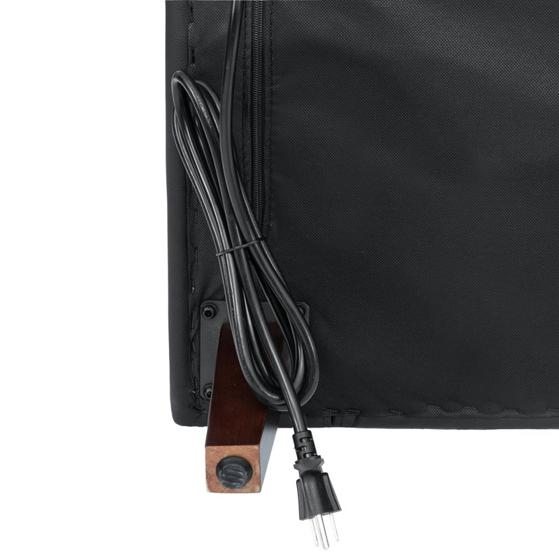 Ensemble de 3 sièges commerciaux avec prises et ports USB et USB-C, Noir