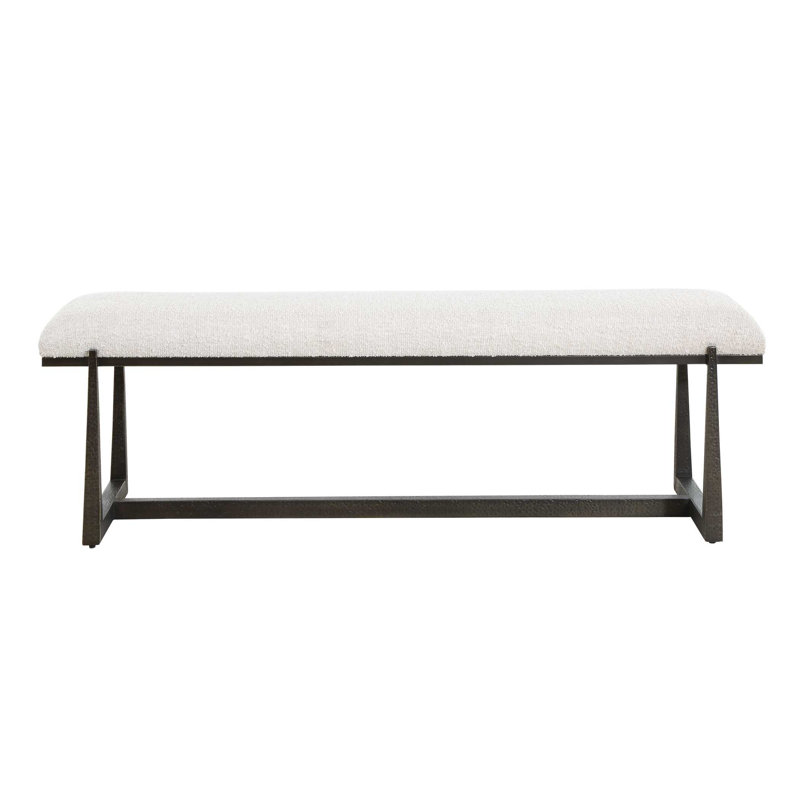 Banc long noir Garr