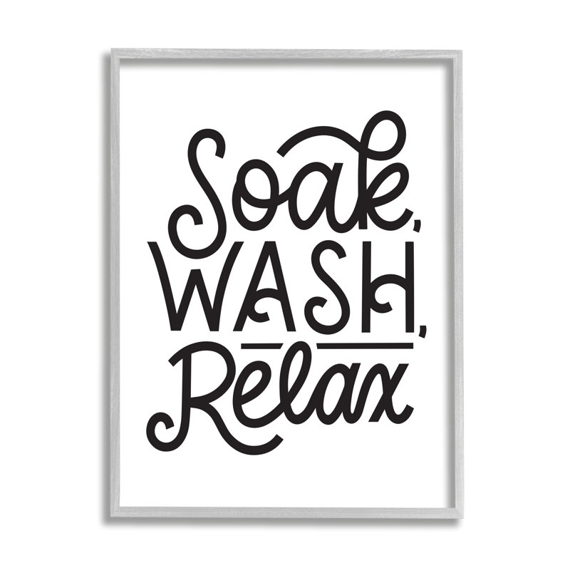 Soak Relax, H 16 po x l 20 po, Estampe numérique Farmhouse