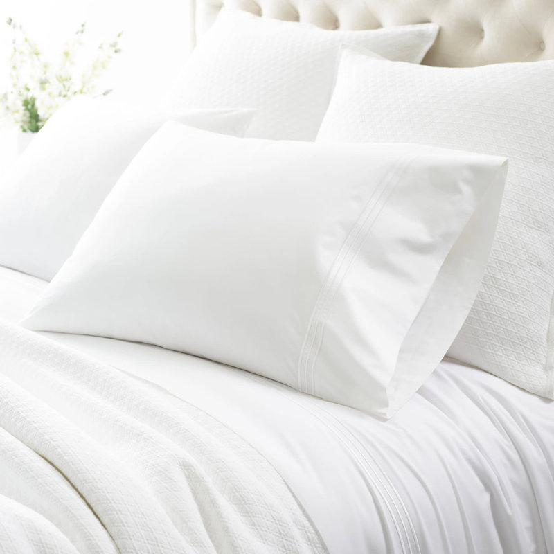 Trio Flat Sheet, Full/Queen Flat Sheet, White