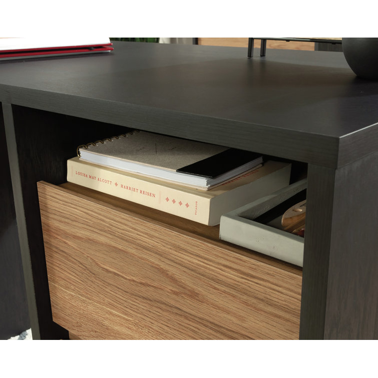 Sauder - Cottage Road L Desk - Raven Oak