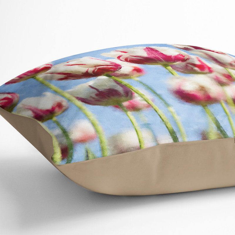 Square Throw Cushion, 55cm H x 55cm W x 20cm D, Stone