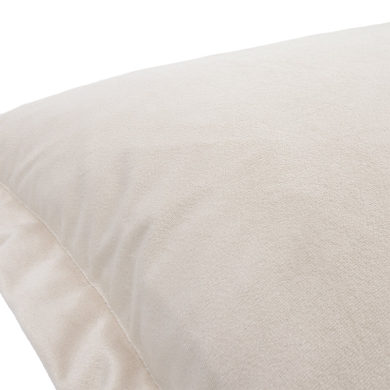 Conner Velvet Lumbar Pillow Cover & Insert, Cloud