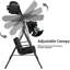 3 Person Porch Swing with Canopy-426960077