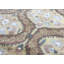 Tapis doré et brun de haute qualité noué à la main