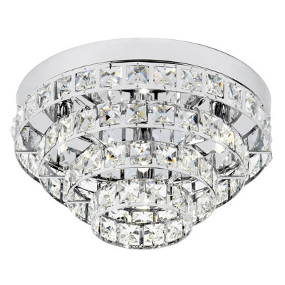 Octavia Glass Flush Mount