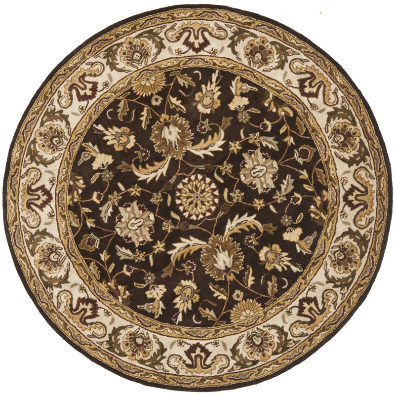 Colliers Hand Tufted Wool Oriental Rug, Round 7'