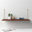 Ivory Rubberwood Bracket Shelf