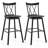 Swivel Solid Wood Counter Stool with Solid Wood Frame-1244383417