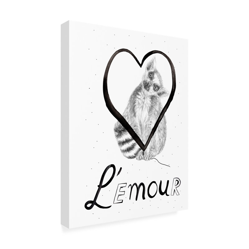 " Lemour " by Kokoma, 19" H x 14" W x 2" D