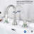 Bathroom faucet with 360 degree turn spout-110825942
