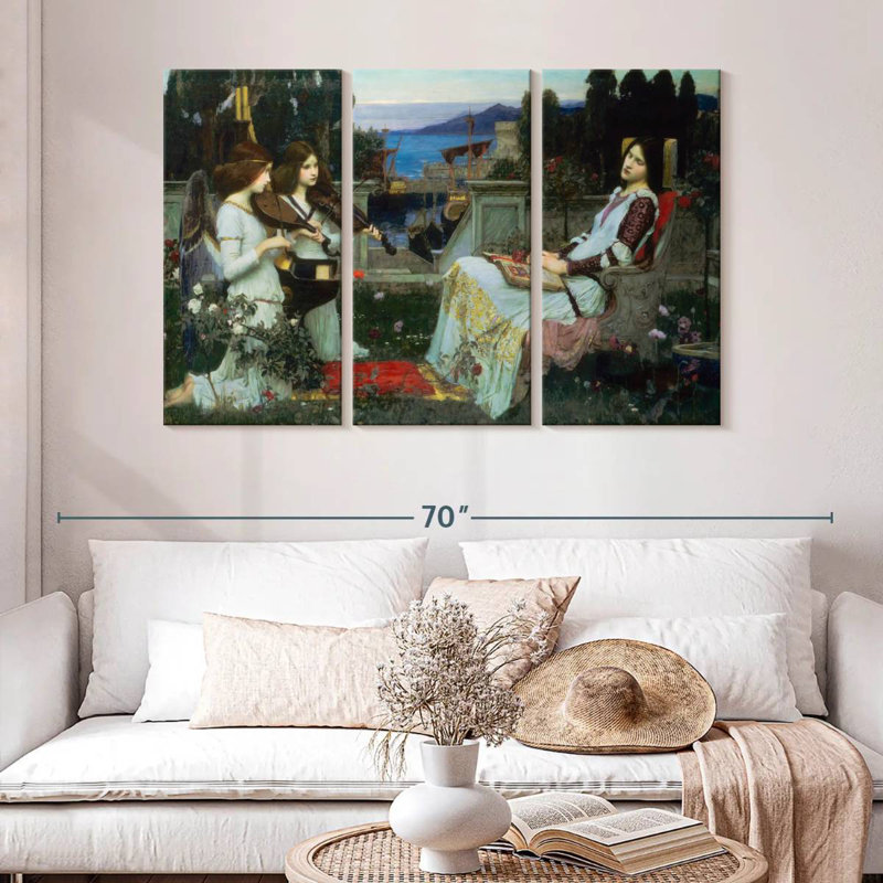 Adella Saint Cecilia, 32" H x 50" W