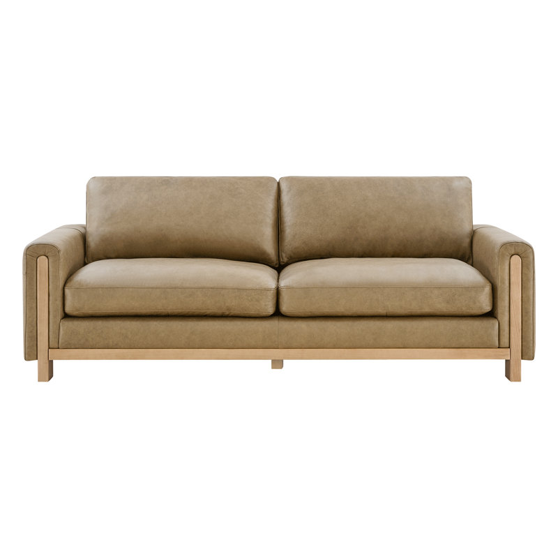 Canapé rembourré 88 po Adika, Taupe