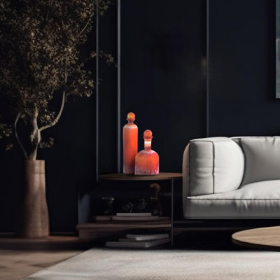 Bouteille en verre tangerine Mercer