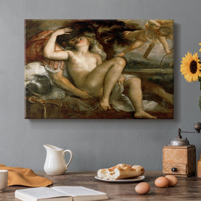 Mars, Venus and Cupid-Titian-Gallery Wrapped Canvas-c. 1530