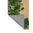 Machine Washable Botanical Green Area Rug