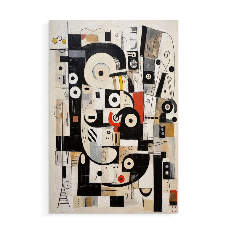 ABSTRACT Series CECLXV III - Impression sur toile seulement - NON CADRE, H 36 po x l 24 po