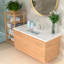 20" x 15" White Ceramic Undermount Bathroom Sink Rectangle Undermount Vanity Sink with Overflow