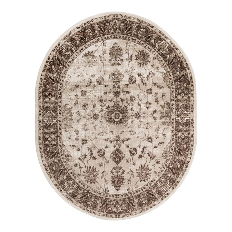 Anah Oriental Indoor Rug, Oval 7'10" x 10'