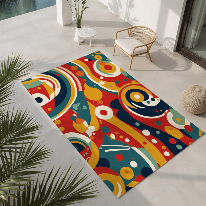 Tapis intérieur et extérieur Spiried Stomp, Rectangle 1 pi 6 po x 2 pi 6 po