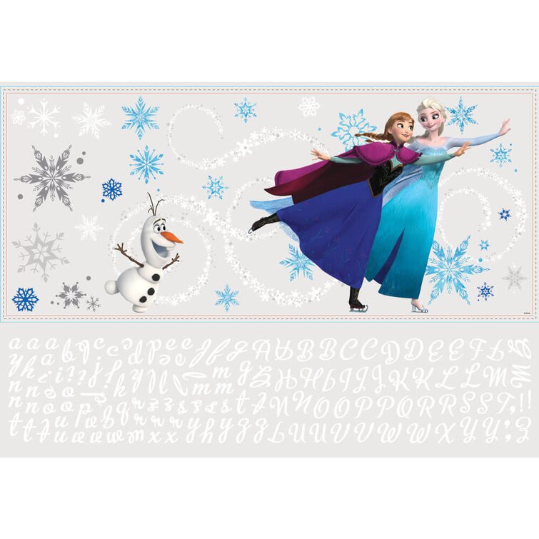 Disney's Frozen Headboard Wall Decals w/Personalization | Wallhogs