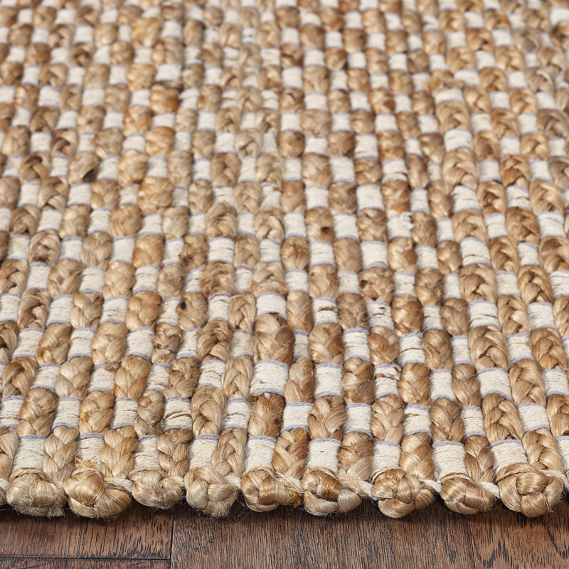 Tapis en jute tissé à la main Hadriana