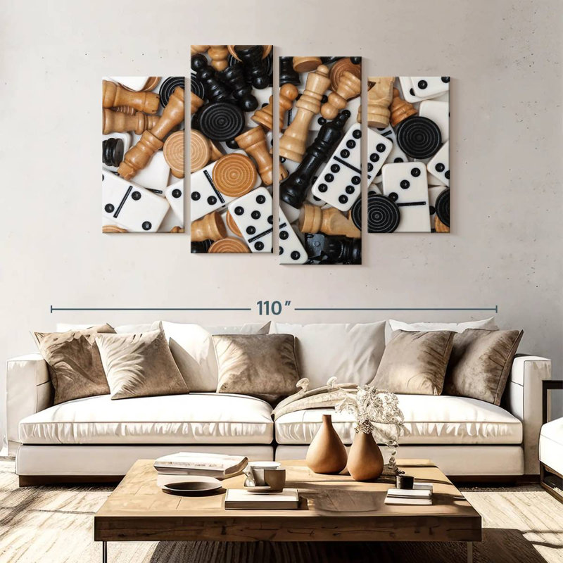 Senne Board Games, 54" H x 84" W