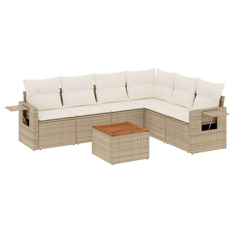 Vidaxl Garden Sofa Set Beige