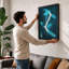 Ascent Geometric - Framed Print-372413043-372413053