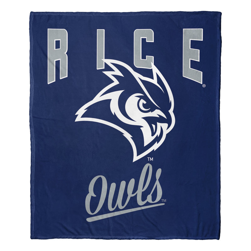 NCAA Silk Touch Throw Blanket, Ultra-Soft College Sports Fan Accent, 50 x 60 Inches, Rice