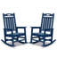 Ensemble de 2 chaises berçantes d'extérieur