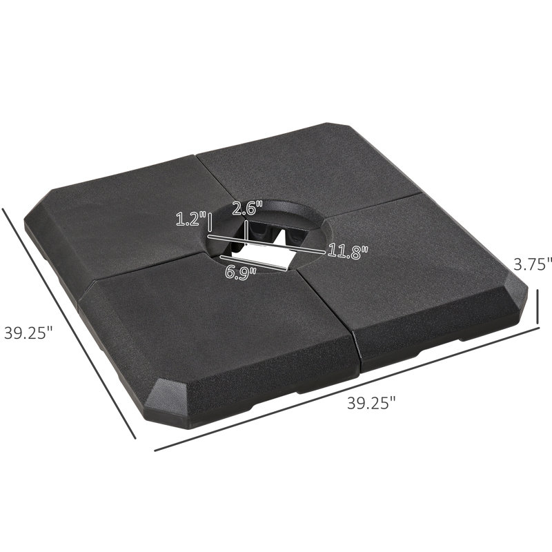 Heavy Duty Cantilever Offset Umbrella Stand Base