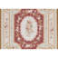 Hand-Knotted High-Quality Red and Green Area Rug